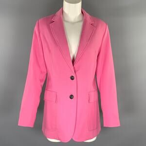 RAG & BONE Size M Pink Wool Notch Lapel Jacket